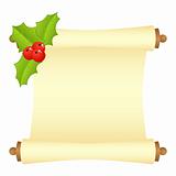 Christmas scroll