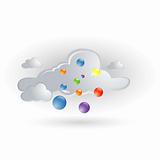 cloud network concept