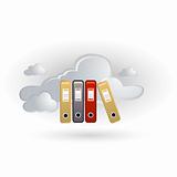 document and cloud icon