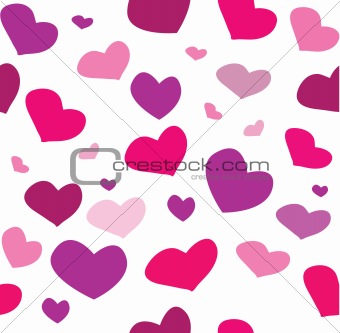 Seamless hearts background
