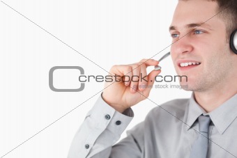 Assistant using a headset