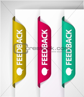 Vector Feedback Labels / Stickers