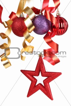 New year red star