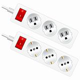 Outlet electrical sockets