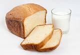 White bread and milk