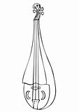 Lyra - medieval strings instrument