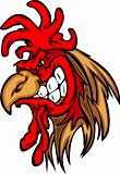 Rooster or Gamecock Mascot Cartoon