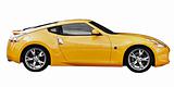 Car - sport coupe on white background