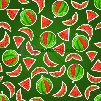watermelon seamless pattern