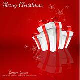 Abstract Christmas Background Vector Illustration