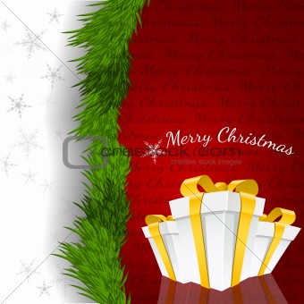Abstract Christmas Background Vector Illustration