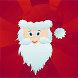 christmas background with santa claus
