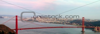 Golden Gate Bridge and San Francisco Skyline