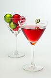 Red Martini Holiday Cocktail