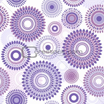 Seamless pattern with balls