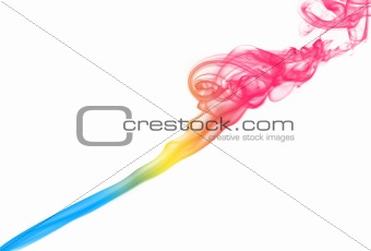 Many-colored smoke