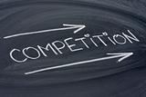 competition, word on blackboard