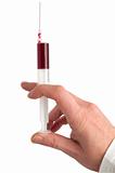 Syringe With Blood