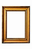 Very old wooden frame, color gold (No#9)