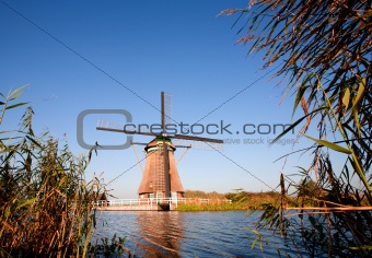 Traditional Dutch windmill
