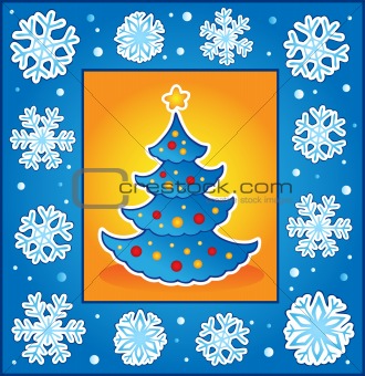 Christmas theme greeting card 5