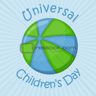 Ball planet, universal children's day