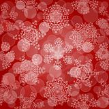 Decorative seamless pattern with christmas snowflakes. Vector illustration.