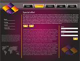 Web site design template 48