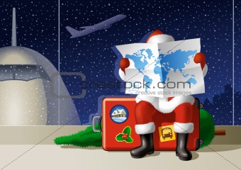Santa's Christmas travel