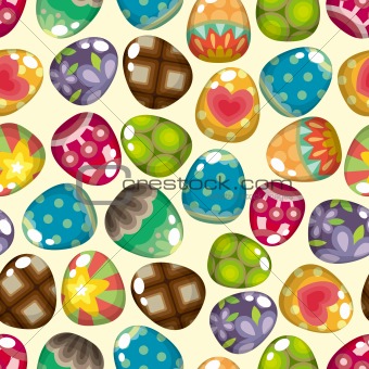 seamless Easter egg pattern