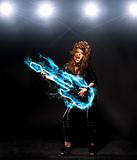rock woman play blue-yellow-smoke guitar neonn 0411(52).jpg