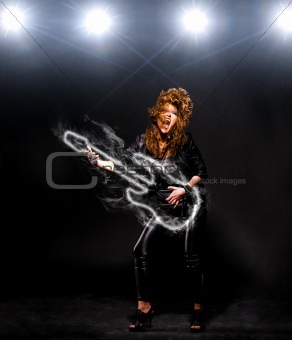 rock woman play smoke guitar neonn 0411(52).jpg