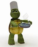 Tortoise Caricature as a Chef