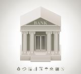 Vector bank icon