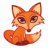 Cartoon Red Fox