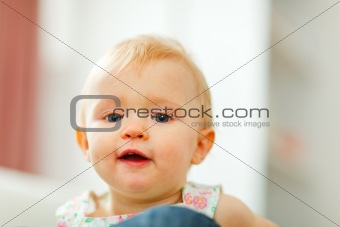 Portrait of cute little baby

