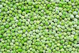 Frozen peas background