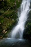 Waterfall in the Narrow pass of The Beyos, Leon, Spain