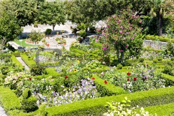 garden in Marvao, Alentejo, Portugal