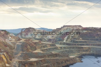 copper mine, Minas de Riotinto, Andalusia, Spain