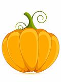 decorative orange pumpkin