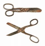 Old tailoring scissors