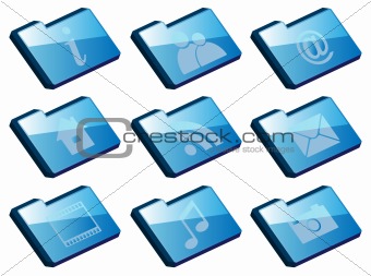 Set of Folder Icons