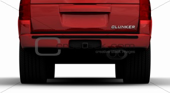 Clunker Emblem on SUV