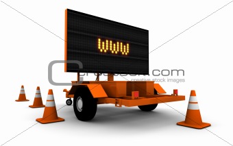 WWW Under Construction Sign