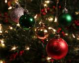 Five Christmas Baubles
