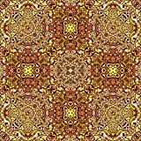 Intricate oriental rug pattern