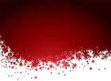 red snow background