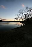 Tranquil Lake at Sunset