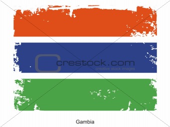 Flag of gambia